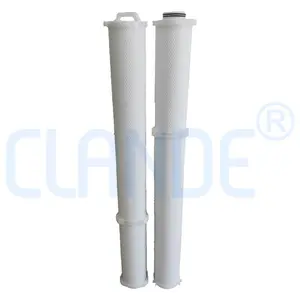 Hot Sale high filtration area OD 165mm 40'' 0.5/1/5/10 micron RO pleated pentair water filter for industrial filtration