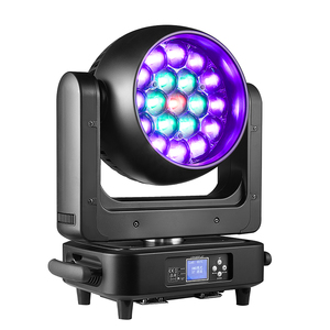 Projecteur LED à tête mobile 19x25W <span class=keywords><strong>Aura</strong></span> Zoom Wash Effect Beam Wash RGBW DMX512 pour DJ, club, discothèque, scène, mariage, fête, performance live - Product Image 2