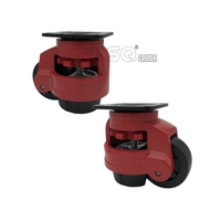 Pied Maître Roulettes Style Coréen GD-120 Heavy Duty Pied Maître Nylon Nivellement Réglable Roulette