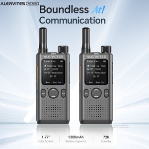 Radio bidirectionnelle BAOFENG AT1 POC, communication illimitée en distance, connexion à l'application téléphonique mondiale, double emplacement pour carte SIM, radio réseau ALERVITES - Product Image 1