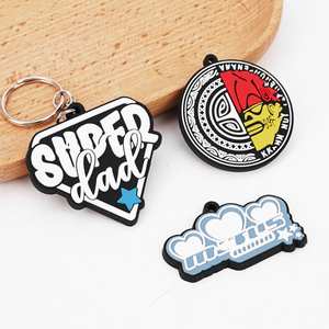 Pas de minimum personnalisé porte-clés en caoutchouc de silicone personnalisé porte-clés en PVC souple de dessin animé - Product Image 2