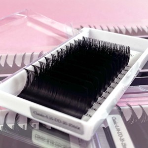 Fadlash Extensions de cils en faux vison noir mat Plateaux de volume Velour Silk Premium Velvet Dark Lash Extensions - Product Image 4