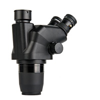 YCS New 71 Ultra Trinocular Microscope Head 6.7X-45X Zoom WF10X/23MM Eyepieces Auto Focus for Phone Electronic Repair