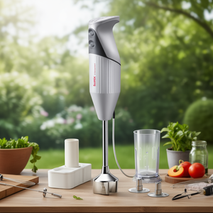 Frullatore a Immersione Bamix 300W in Acciaio Inox con Accessori per Uso in Cucina - Product Image 3