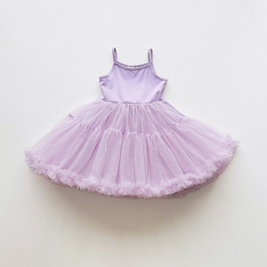 Abito Estivo da Principessa per Bambine 1-6 Anni <span class=keywords><strong>Dolce</strong></span> Soffice Lussuoso Elegante Bellissimo Vestito alla Moda - Product Image 3