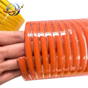 PVC吸引ホースプラスチックヘリックススプリングホース下水吸引および配送ホース