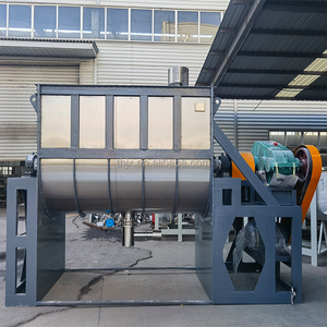 เครื่องผสมอุตสาหกรรมสแตนเลสขนาด 7000 ลิตร 7 ลูกบาศก์เมตร 10 ตัน ออกแบบใน 3 วัน สำหรับการผสมสีหินจริง - Product Image 6