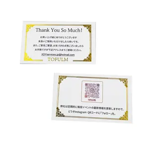 Professional Paper Card Custom fancy 500gsm business cards with Gold foil letterpress printing