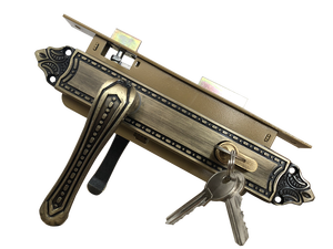 Khóa cửa chốt then chìa khóa bằng nhôm bền chắc, chức năng chống trộm phổ biến, giá rẻ, mã 6008, chất liệu thép sắt - Product Image 2