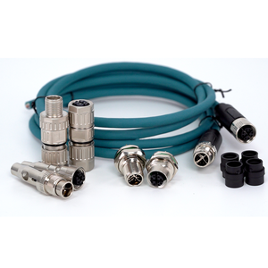 <strong>Premier</strong> Cable CAT6A M12 8 Position X-Code Male Female Panel Mount High Flex Gold-Plated <strong>Contacts</strong> IP67 Industrial Ethernet 120V - Product Image 2