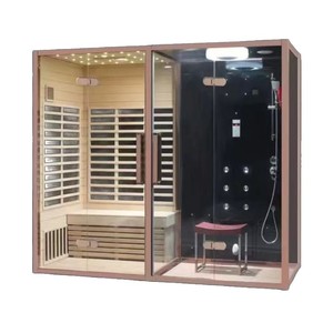 Sauna de Madera de Hemlock con Calentador de Piedra Volcánica de 4500W para Uso Familiar y en Hoteles - Product Image 4