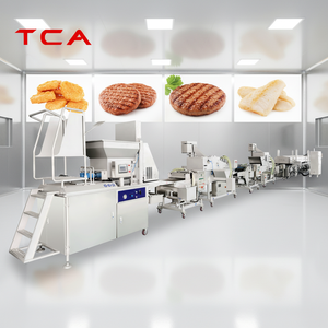 Máquina para Hacer Hamburguesas, Nuggets de Pollo, Tempura, Peluche, Anillos de Calamar, Producto <span class=keywords><strong>Halal</strong></span>, Máquina para Hacer Nuggets de Pollo Congelados - Product Image 2
