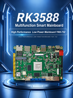Carte mère d'affichage numérique 8K RK3588 6TOPS NPU WiFi 6 5G Android Linux pour systèmes d'affichage commercial et de murs vidéo