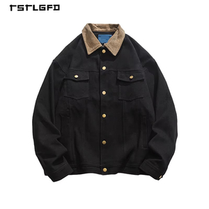 Veste de travail décontractée pour homme, personnalisée, très vendue, en toile fine, imperméable, respirante, avec logo frontal et col rabattable - Product Image 4