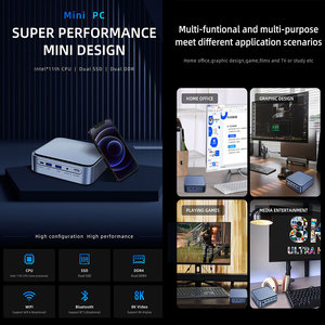 Fabricante I5 Gaming mini pc 1135G7 11 DDR4 16G 32G 256 512 SSD 11. ª generación W 11 TK11 B0 Gaming mini pc - Product Image 6