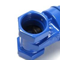 Vanne à opercule filetée haute pression PN16, raccordement à vis BSP/NPT, en fonte ductile, pour alimentation en eau, modèle Z15W-16Q, 1 pouce DN25