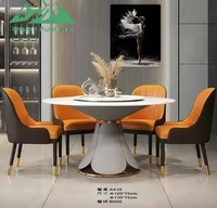 Ensemble de salle à manger de haute qualité Wayon, design d'intérieur, table à manger extensible flexible pour utilisation dans les hôtels de luxe