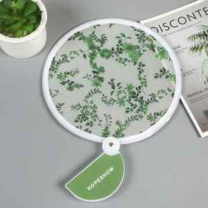 Summer Portable Hand Fans Foldable Girls Plastic Customizable <b>Folding</b> Fan Promotion Gifts - Product Image 4