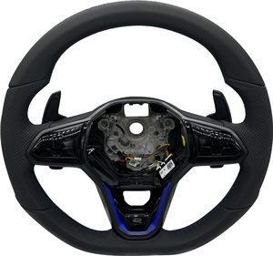 Volant de direction semi-perforé sur mesure en gros pour <span class=keywords><strong>Audi</strong></span>, compatible avec les modèles A3/A4/A5/A6/B7/8V/S4/S5/RS3/RS4/RS5/C7/C8/Q5/Q7 - Product Image 4