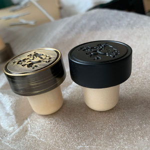 Tapones para Botellas de Licor, Tequila, <span class=keywords><strong>Pisco</strong></span> y Vino, de Aleación de Zinc, Ecológicos, a Prueba de Fugas y Niños, con Corcho Sintético - Product Image 4