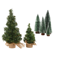 Perlengkapan Dekorasi Pohon Natal Mini Dekorasi Rumah Barang Mewah Hadiah Tinggi 10-30cm PVC Dekorasi Meja Grosir MC002-W