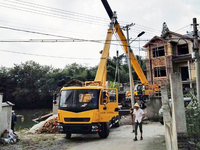Mini-grue de chantier chinoise Xuzhou XCT8L4, grue mobile télécommandée, machine de levage en promotion