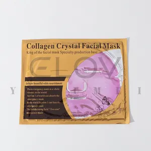 Masque Facial au Collagène Cristal Disponible OEM Pur Anti-Rides Raffermissant Éclaircissant Riche en Vitamines Forte Hydratation Soin du Visage