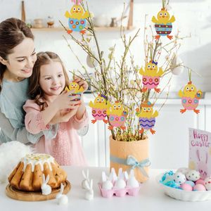 12 Gói phục sinh thủ công cho trẻ em làm cho Chick dán trang trí DIY phục sinh nghệ thuật mầm non nghệ thuật dự án phục sinh trang trí - Product Image 3
