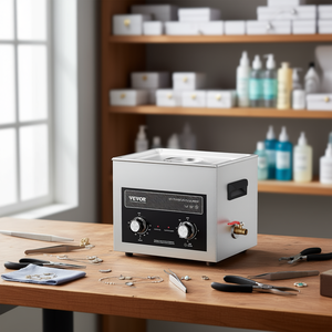 Pulitore a ultrasuoni Vevor 10L in acciaio inossidabile, macchina per la pulizia di gioielli con riscaldatore e timer, strumento professionale - Product Image 2