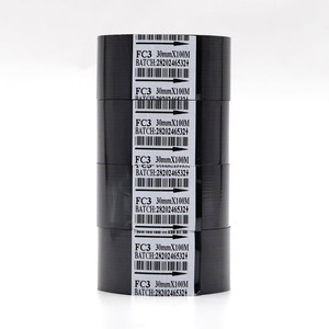 FC3 LC1 30Mm * 100M Tem Nóng Bao Bì Ngày In Mực Băng Nhiệt Ngày Đen Lá In - Product Image 5