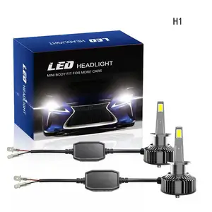 Lampu depan mobil H1 bohlam LED Diode pemancaran cahaya kualitas tinggi untuk visibilitas yang ditingkatkan