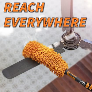 טלסקופי אלומיניום מוט אלומיניום ניקוי כלי הבית ציוד להסרת אבק הבית להגדיר ציוד להסרת אבק - Product Image 4