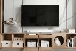 家具家具セットリビングルーム用壁テレビエンターテイメントユニットテレビスタンドモダン - Product Image 2