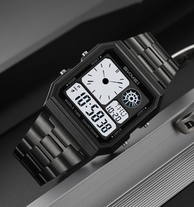 SKMEI 2353 crear logotipo reloj de zona horaria mundial 5 alarma reloj deportivo para hombre Tienda de pulsera electrónica para relojes en línea - Product Image 5