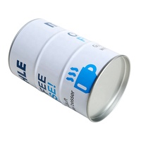 Vente en gros d'huile en forme de tambour alimentaire boîte en fer blanc personnalisée tirelire tirelire boîte d'emballage cadeau alimentaire en métal