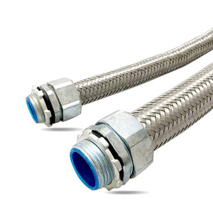 Tuyau flexible tressé en acier inoxydable 8 mm, gaine de protection pour machine-outil, qualité 304 - Product Image 1