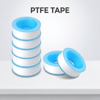 Ruban d'étanchéité en PTFE blanc pour plombiers, en promotion, du fabricant chinois, pour machines et applications pneumatiques