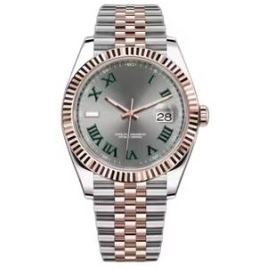 Classic Rome Number <b>Waterproof</b> Sapphire Glass Stainless Steel Men Automatic <b>Wristwatches</b> Luxury Mechanical Watches 1.1 - Product Image 1