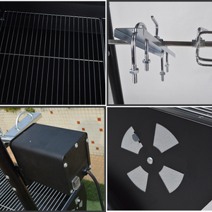 Asador de Carbón Grande para Exteriores con Recubrimiento Metálico, para Asar Cerdos, Corderos y Pollos Enteros, Estilo Oriente Medio - Product Image 3