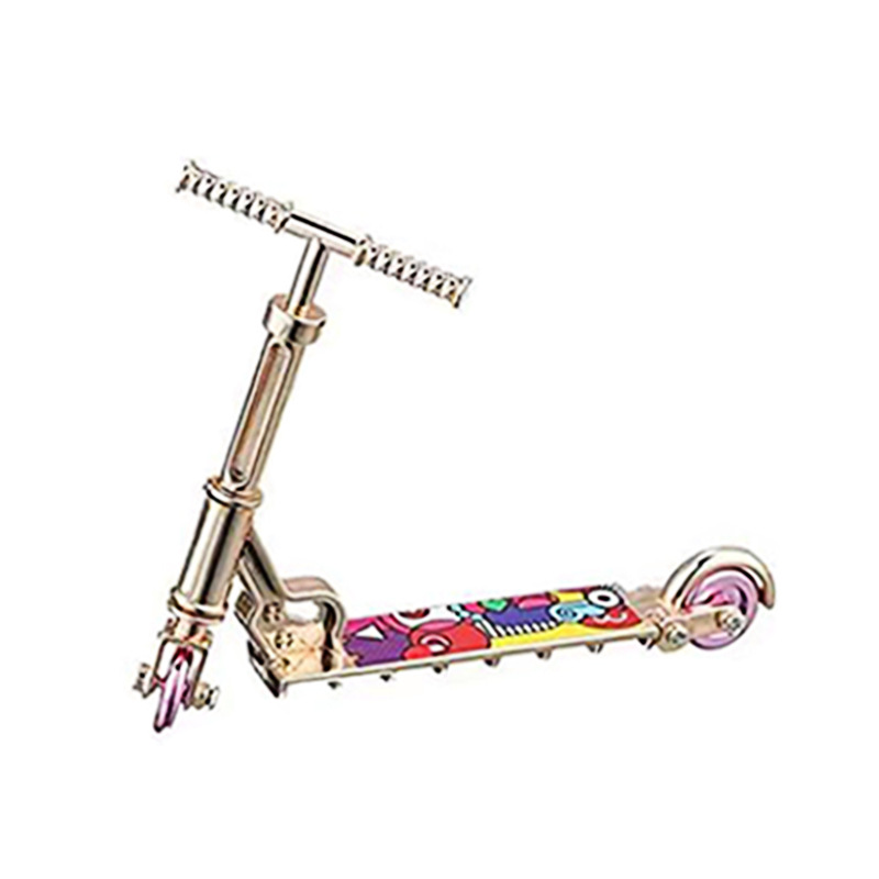 Patinete de dos ruedas, unidad individual en bolsa - cabezal bronce antiguo.