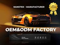 NANOTEK 6.5mil TPU Film Pelindung Kaca Depan Anti Gores 99% UV 90% Penolakan IR Perlindungan Privasi Garansi 5+ Tahun untuk Mobil