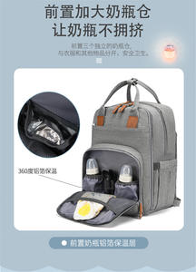 Sac à <span class=keywords><strong>langer</strong></span> et <span class=keywords><strong>lit</strong></span> portable pliable et multifonction pour bébé sac à dos pour maman sacs à <span class=keywords><strong>langer</strong></span> avec table à <span class=keywords><strong>langer</strong></span> - Product Image 3