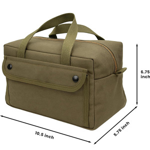 Sac de voyage en <span class=keywords><strong>toile</strong></span> cirée robuste de 24 pouces, grande capacité, pour la nuit, sac à outils en vrac, fourni par l'usine - Product Image 5