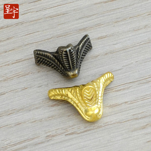 Chengyu C014 Leaf Base Zinc Alloy <b>Corner</b> <b>Protector</b> For Wooden Boxes Wine Boxes - Product Image 4