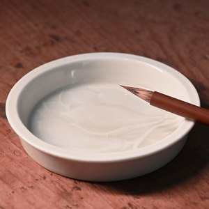 Pennello in Fibra di Pelo di Capra Naturale per Lettering e Calligrafia Giapponese Shodo su Carta - Product Image 5