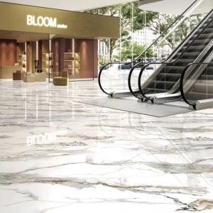 Azulejos Metálicos Esmaltados de Porcelana con Aspecto de Mármol de Lujo, <span class=keywords><strong>Imitación</strong></span> de <span class=keywords><strong>Piedra</strong></span>, Azulejos <span class=keywords><strong>Interiores</strong></span> <span class=keywords><strong>para</strong></span> Pisos y <span class=keywords><strong>Paredes</strong></span> de Salas de Estar Modernas - Product Image 2