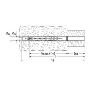 FISCHER - 59182 Bouchon de fixation de cadre S H R - EAN 4006209591826 ANCRAGES ANCRAGES MÉCANIQUES - Product Image 4