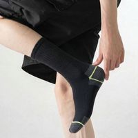 Chaussettes de travail en coton robustes pour hommes, épaisses et rembourrées, idéales pour les bottes de travail et l'entraînement