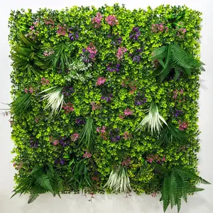 Açık bitki duvar paneli dekor UV dayanıklı Panel yapay bitki duvar çim duvar dekorasyon