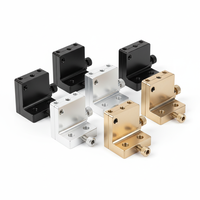 Support de Prisme en Aluminium Usiné CNC de Précision pour Alignement Optique – Support de Montage de Composant Optique à Haute Stabilité